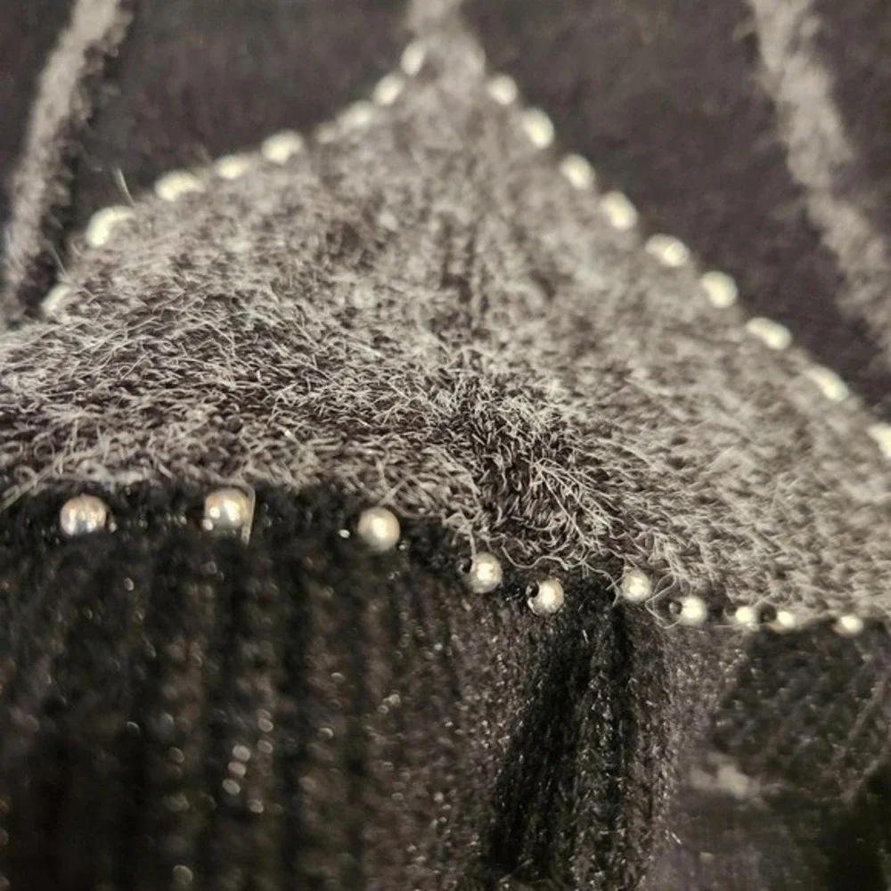 NWT ModeLia‎ XL Peasant maxi skirt; black and gray sz XL